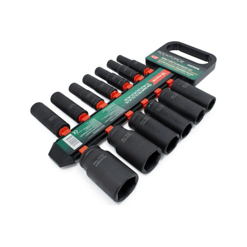 Набор головок ударных глубоких ROCKFORCE RF-4137MPB