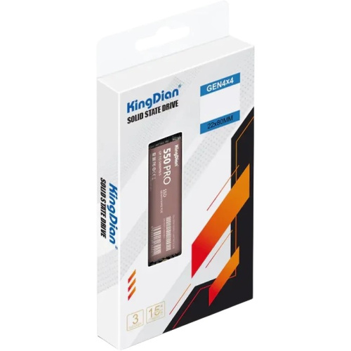 SSD KingDian G48 550Pro (G48-550Pro-NVME-M.2-512GB) 512Gb, M.2 2280, PCI-E 4.0 x4, 5000/2450MBs, NVMe, 300TBW