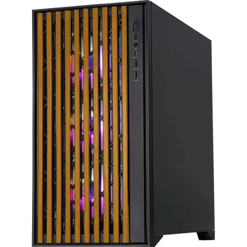 Корпус Formula TimberLine T0 черный без БП mATX 4x120mm 2xUSB3.0 1xUSB3.1 audio