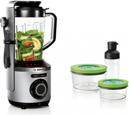Блендер Bosch MMBV625M серебристый/черный