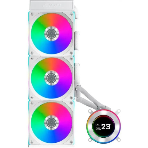 СВО Lian Li HydroShift II LCD-C 360R (GHS2LCD36RW White) (G89.GHS2LCD36RW.R0) / 3x120mm ARGB PWM Fans