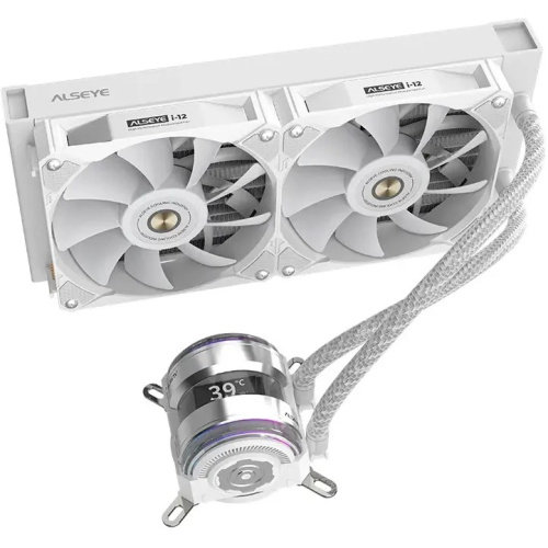 СВО Alseye i240-W, Pump dimensions L70*W70*H52.4 mmPump speed 3200RPM Pump bearing ceramic bearing Water bloack dimensions 2