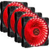 Комплект вентиляторов Ginzzu 12LR33 4шт
