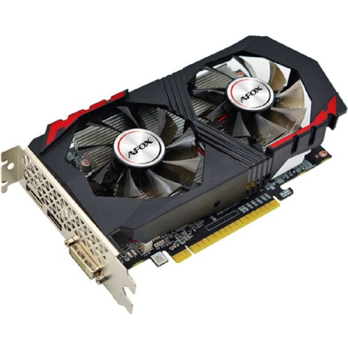 Видеокарта AFOX Geforce GTX1050 4GB (AF1050-4096D5H4-V2) GDDR5 128Bit DVI/HDMI/DP LP Dual Fan