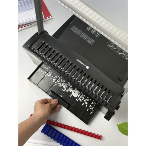 Переплетчик ГЕЛЕОС БП-22 A4/перф.13л.сшив/макс.500л./пластик.пруж. (6-51мм)