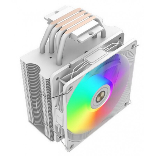 Вентилятор ALSEYE N120-W, Universal socket, TDP 180W, 4* heat pipe, 130*76*156mm Fan 120mm ARGB 0.095-0.3A, 800-1800RPM, 31.18-73.96CFM, Wh