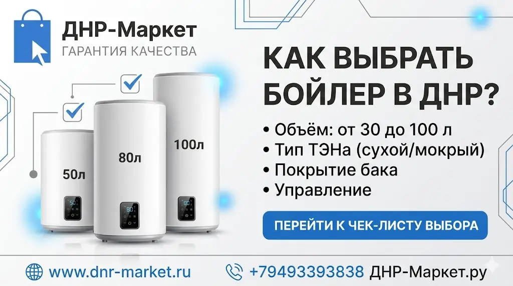 Бойлеры в ДНР и Донецке